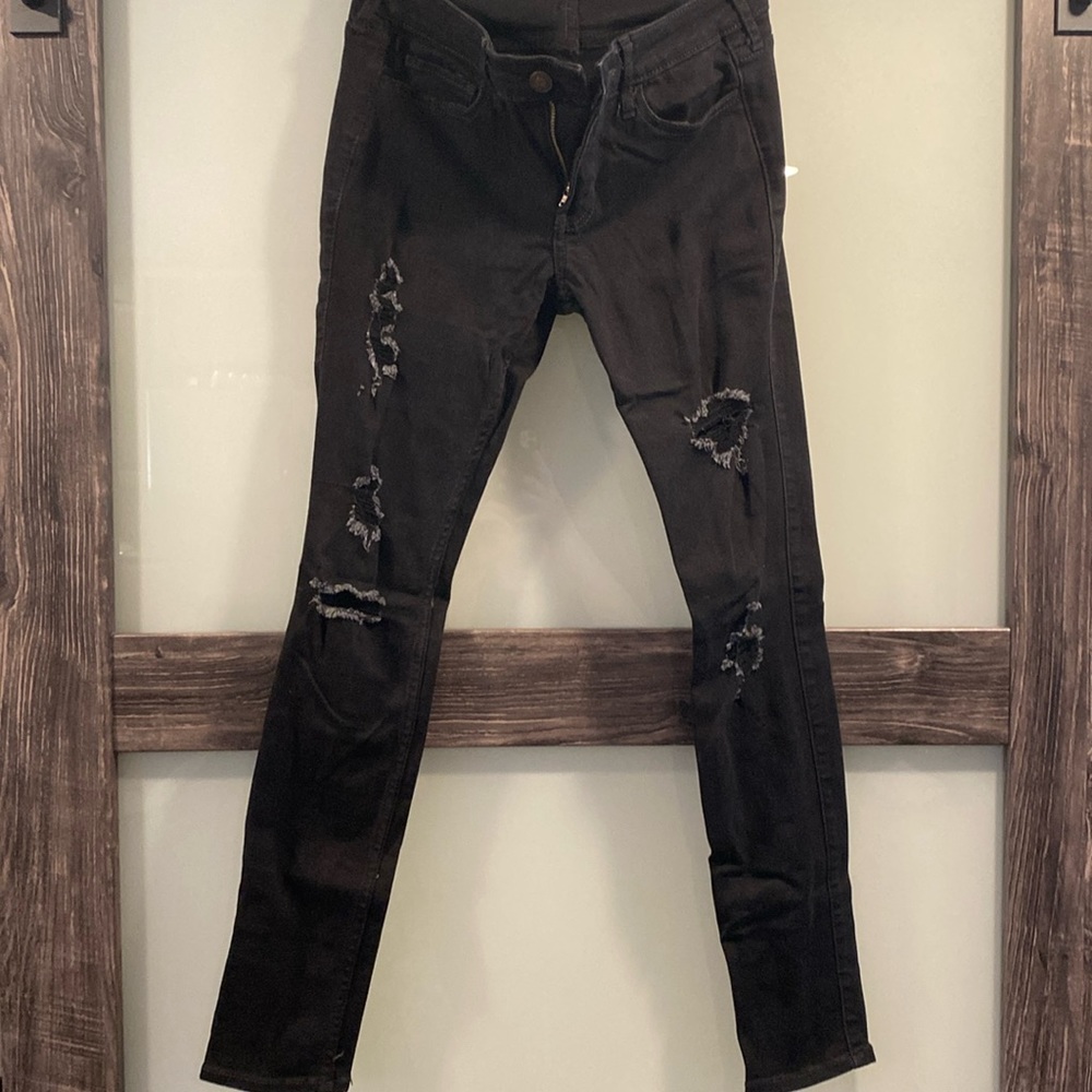 Hollister Low-Rise Distressed Super Skinny Jean
